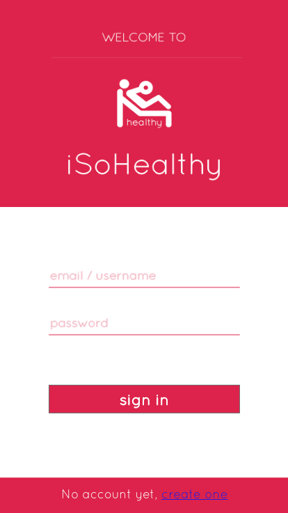 Sign in page for users